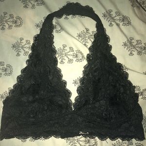 Black Halter Bralette
